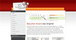 Desktop Screenshot of besucher-award.de