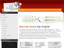 Tablet Screenshot of besucher-award.de